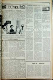 Página do jornal Correio do Ceará de junho de 1982