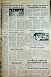 Página do jornal Correio do Ceará de junho de 1982
