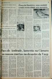 Página do jornal Correio do Ceará de junho de 1982