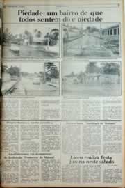 Página do jornal Correio do Ceará de junho de 1982