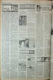 Página do jornal Correio do Ceará de junho de 1982