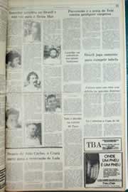 Página do jornal Correio do Ceará de junho de 1982