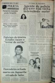 Página do jornal Correio do Ceará de junho de 1982