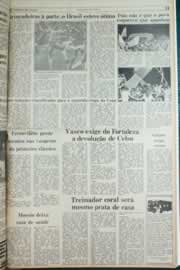 Página do jornal Correio do Ceará de junho de 1982