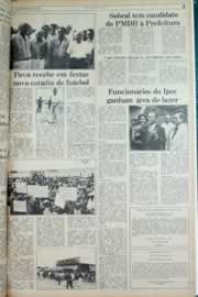 Página do jornal Correio do Ceará de junho de 1982