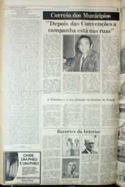 Página do jornal Correio do Ceará de junho de 1982