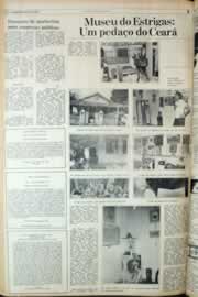 Página do jornal Correio do Ceará de junho de 1982