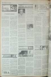Página do jornal Correio do Ceará de junho de 1982