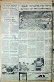 Página do jornal Correio do Ceará de julho de 1982