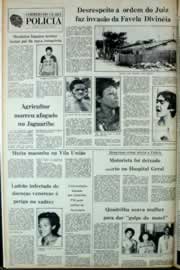 Página do jornal Correio do Ceará de julho de 1982