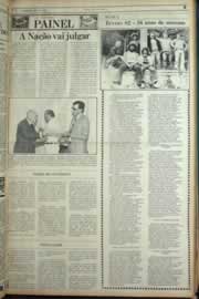 Página do jornal Correio do Ceará de julho de 1982