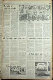 Página do jornal Correio do Ceará de julho de 1982