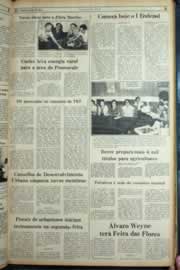 Página do jornal Correio do Ceará de julho de 1982