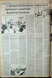 Página do jornal Correio do Ceará de julho de 1982