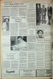 Página do jornal Correio do Ceará de julho de 1982