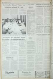 Página do jornal Correio do Ceará de julho de 1982