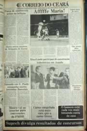 Página do jornal Correio do Ceará de julho de 1982