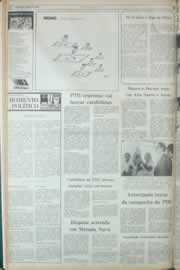 Página do jornal Correio do Ceará de julho de 1982