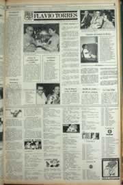 Página do jornal Correio do Ceará de julho de 1982