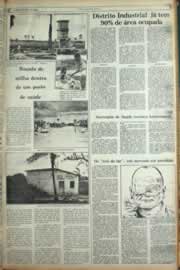 Página do jornal Correio do Ceará de julho de 1982