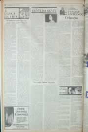 Página do jornal Correio do Ceará de julho de 1982
