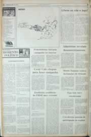 Página do jornal Correio do Ceará de julho de 1982