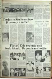 Página do jornal Correio do Ceará de julho de 1982