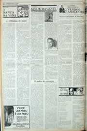 Página do jornal Correio do Ceará de julho de 1982