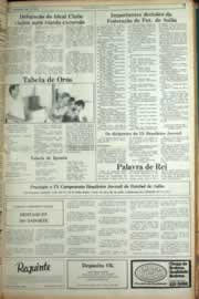 Página do jornal Correio do Ceará de julho de 1982