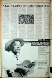 Página do jornal Correio do Ceará de julho de 1982