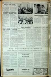 Página do jornal Correio do Ceará de julho de 1982