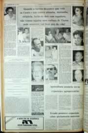 Página do jornal Correio do Ceará de julho de 1982