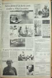Página do jornal Correio do Ceará de julho de 1982