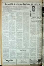 Página do jornal Correio do Ceará de julho de 1982