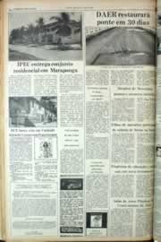 Página do jornal Correio do Ceará de julho de 1982