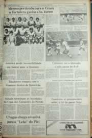 Página do jornal Correio do Ceará de julho de 1982