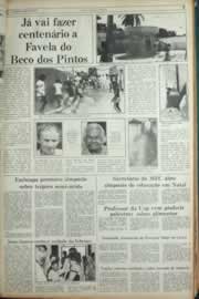 Página do jornal Correio do Ceará de julho de 1982