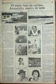 Página do jornal Correio do Ceará de julho de 1982
