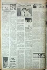 Página do jornal Correio do Ceará de julho de 1982