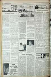 Página do jornal Correio do Ceará de julho de 1982