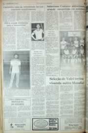 Página do jornal Correio do Ceará de agosto de 1982