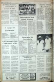 Página do jornal Correio do Ceará de agosto de 1982