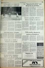 Página do jornal Correio do Ceará de agosto de 1982