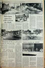 Página do jornal Correio do Ceará de agosto de 1982