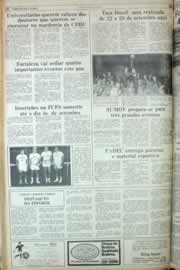 Página do jornal Correio do Ceará de agosto de 1982