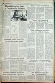 Página do jornal Correio do Ceará de agosto de 1982