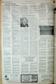 Página do jornal Correio do Ceará de agosto de 1982