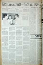 Página do jornal Correio do Ceará de agosto de 1982