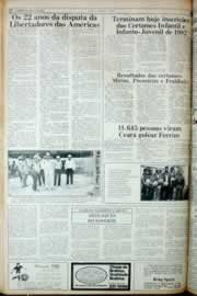 Página do jornal Correio do Ceará de agosto de 1982