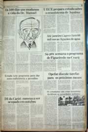 Página do jornal Correio do Ceará de agosto de 1982